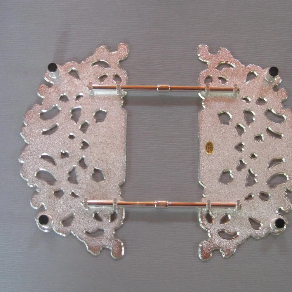 New Timeless Treasures Silver Plated Expandable Trivet